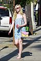 elle fanning switches casual chic outfits errands 05