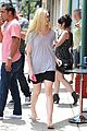 elle fanning switches casual chic outfits errands 14