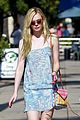 elle fanning switches casual chic outfits errands 18