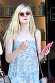 elle fanning switches casual chic outfits errands 19