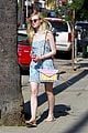elle fanning switches casual chic outfits errands 20