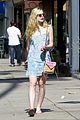 elle fanning switches casual chic outfits errands 22