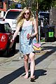 elle fanning switches casual chic outfits errands 23