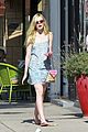 elle fanning switches casual chic outfits errands 26