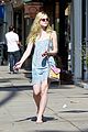 elle fanning switches casual chic outfits errands 33