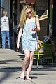 elle fanning switches casual chic outfits errands 38