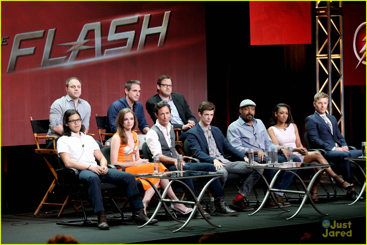 grant gustin the flash tca panel party 12