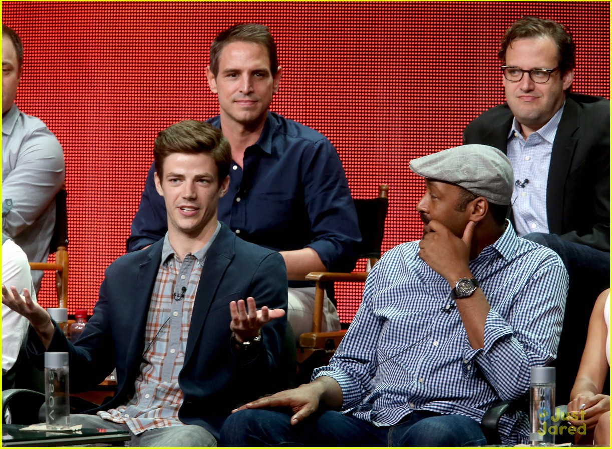 grant gustin the flash tca panel party 23