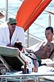 harry styles shirtless ponytail pool italy 18