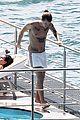 harry styles shirtless ponytail pool italy 26