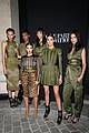 kim kardashian kendall jenner balmain paris fashion week 03