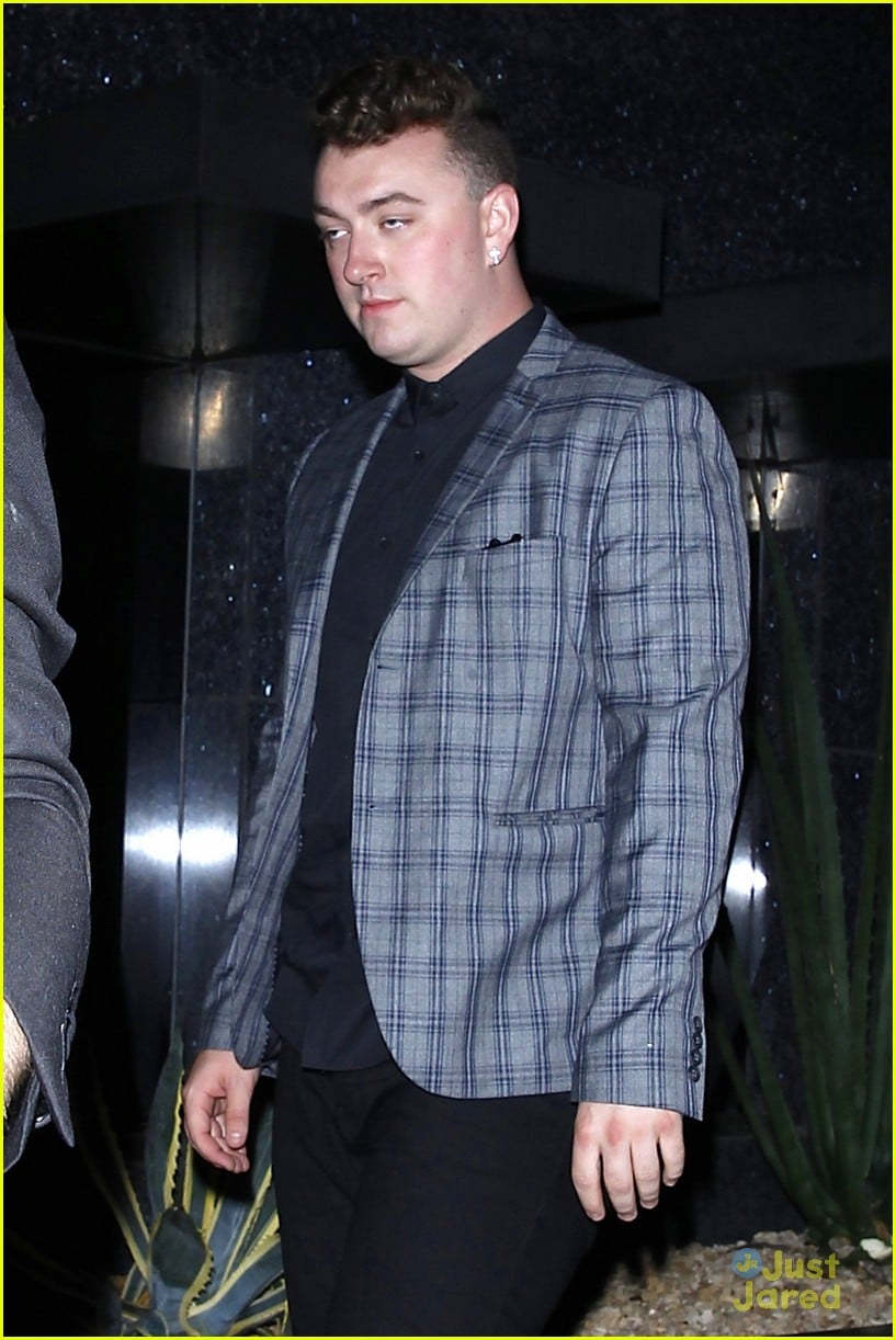 sam smith fun night out after music video shoot 01