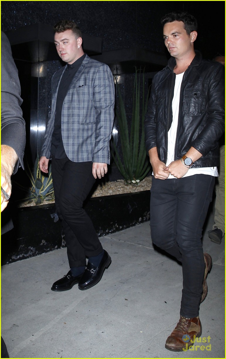 sam smith fun night out after music video shoot 02
