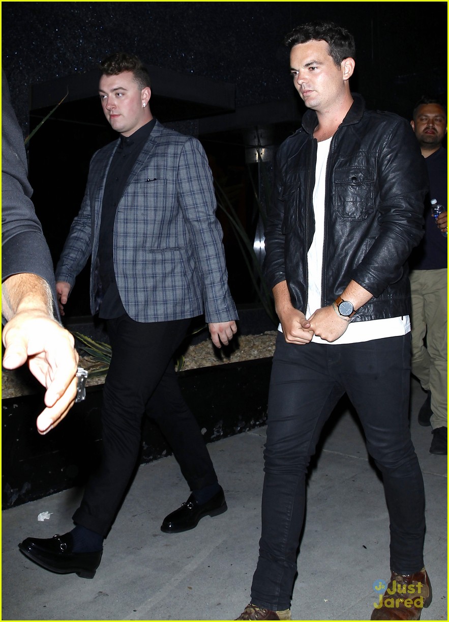 sam smith fun night out after music video shoot 04