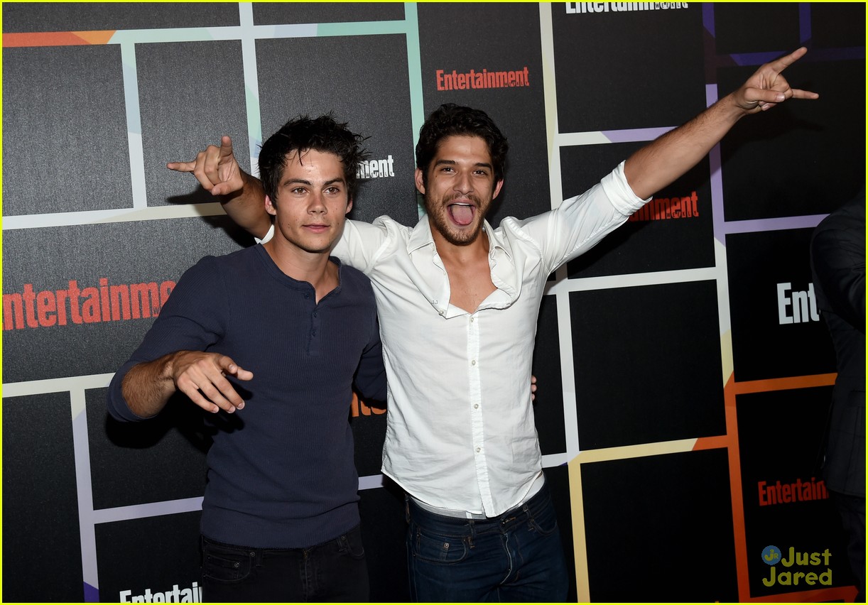 tyler posey dylan obrien ew comic con party 2014 06