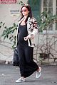 rachel bilson wears a form fitting dress to accentuate her baby bump 05