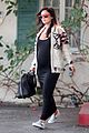 rachel bilson wears a form fitting dress to accentuate her baby bump 06