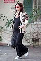 rachel bilson wears a form fitting dress to accentuate her baby bump 08