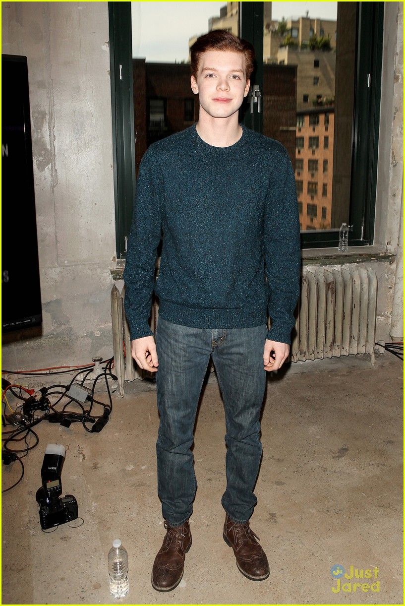 cameron monaghan the giver nyc premiere 03