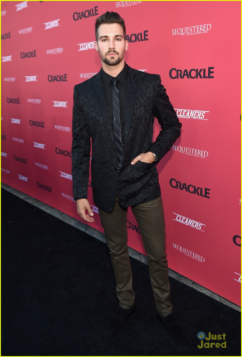emily osment james maslow crackle cleaners premiere 09