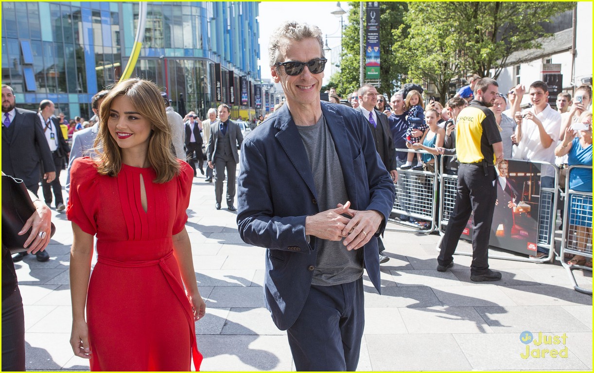 jenna coleman peter capaldi doctor who cardiff event 12