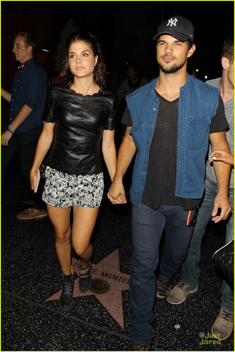 taylor lautner marie avgeropoulos strong hollywood 01