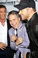 kellan lutz sylvester stallone throw punches at dujour party 03