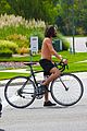 mateo arias shirtless bike ride beard long hair 16