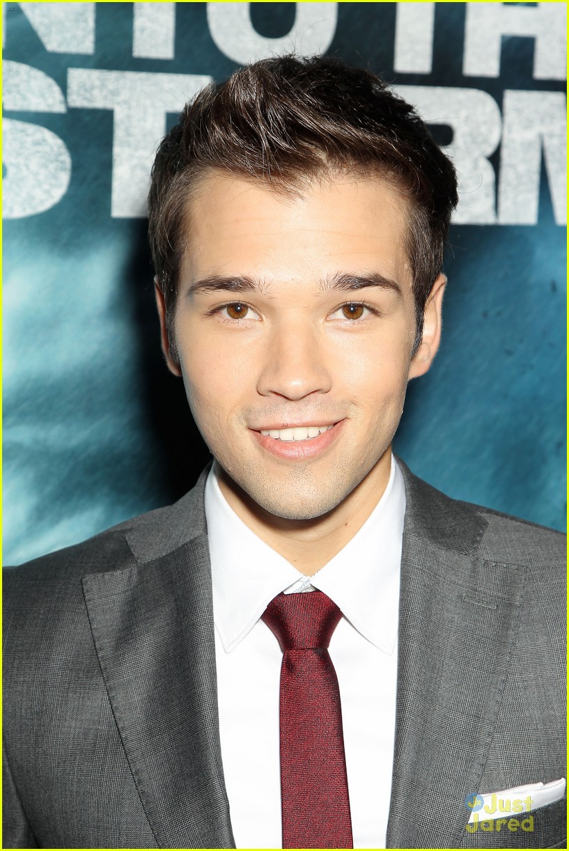 nathan kress jeremy sumpter into the storm nyc premiere 11