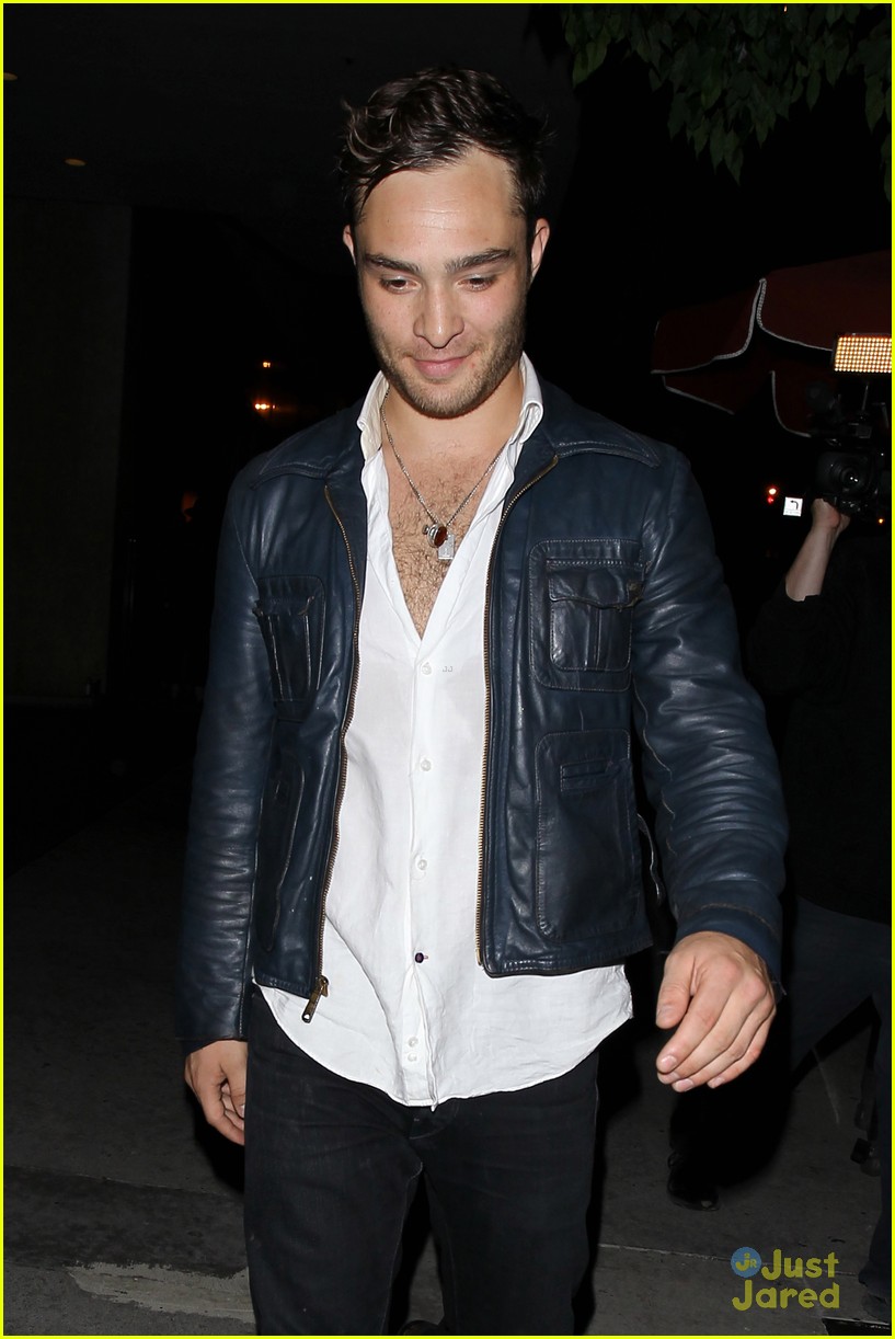 ed westwick shows off some chest at bootsy bellows 02