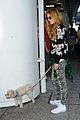 bella thorne pup kingston back in los angeles milan fashion week 14