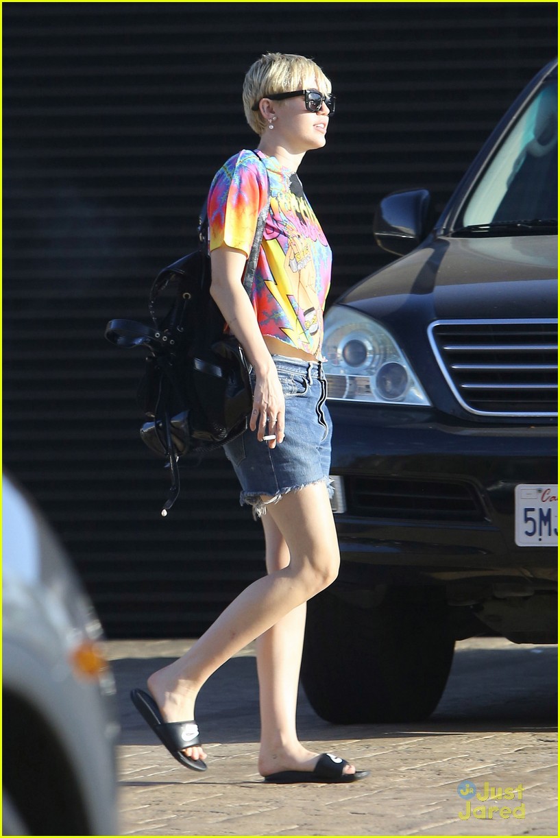 miley cyrus out with friends 11