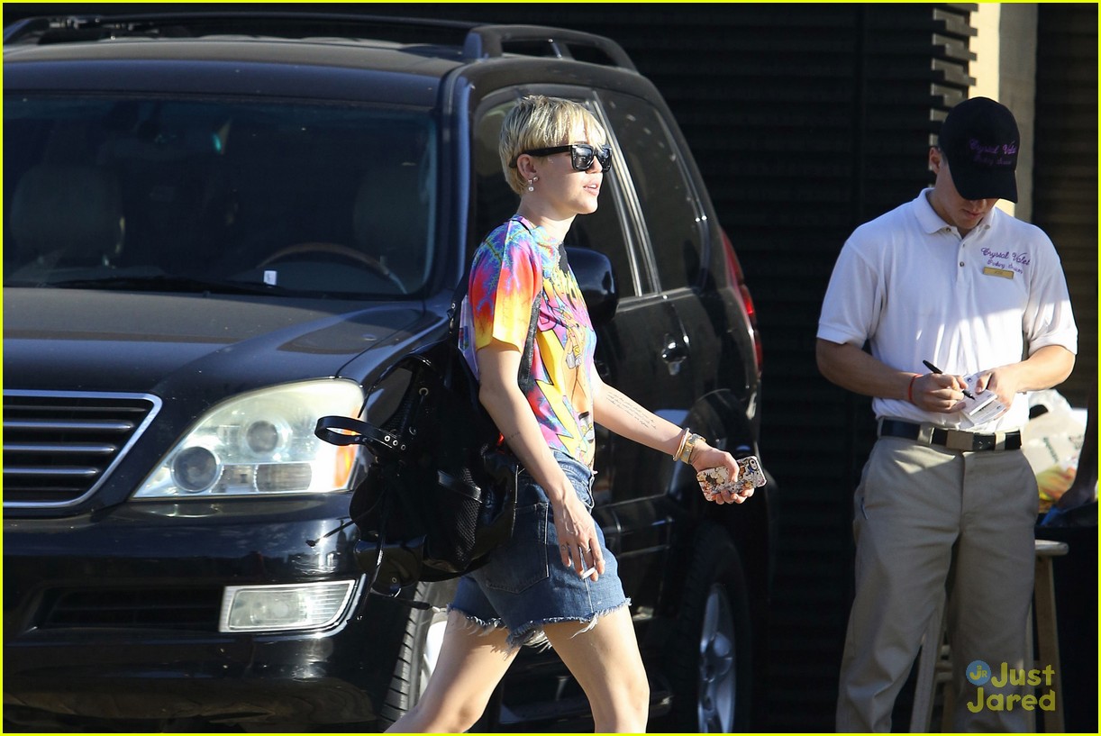 miley cyrus out with friends 17
