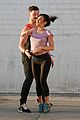 janel parrish val chmerkovskiy show off moves dwts practice 16