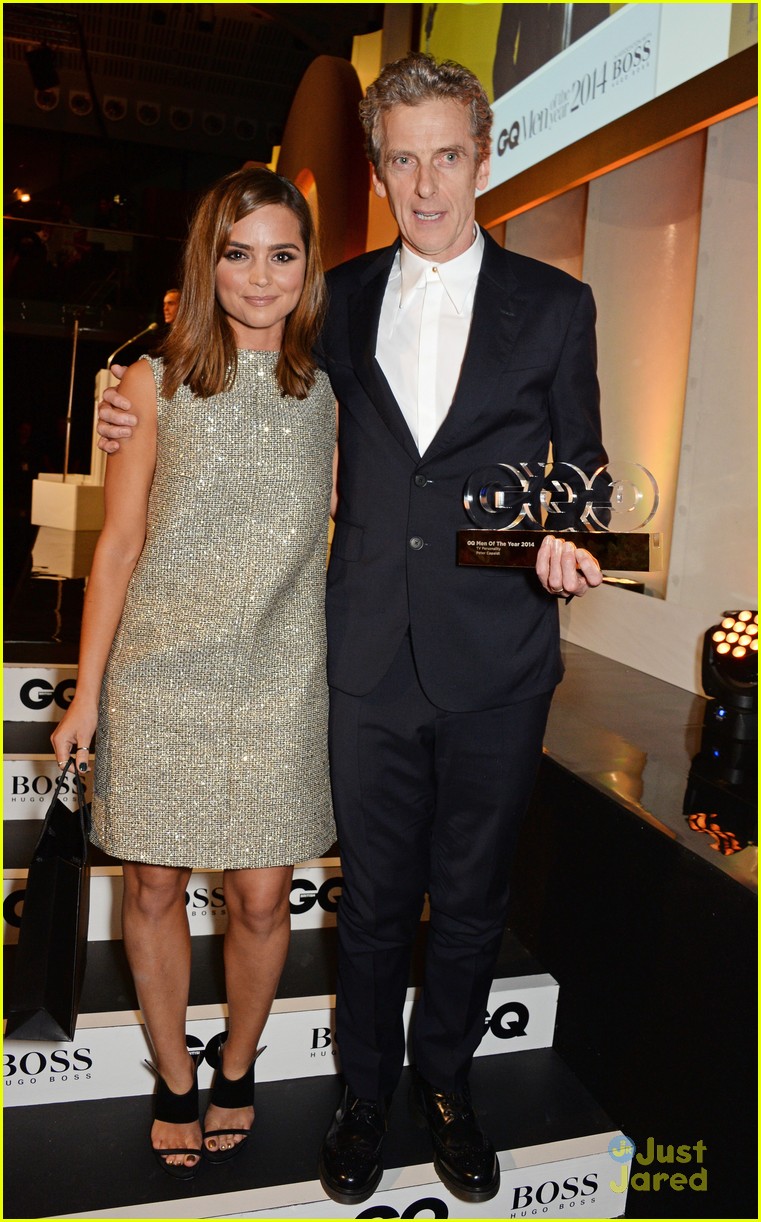 Jenna Coleman In Saint Laurent - 2014 GQ Men of the Year Awards