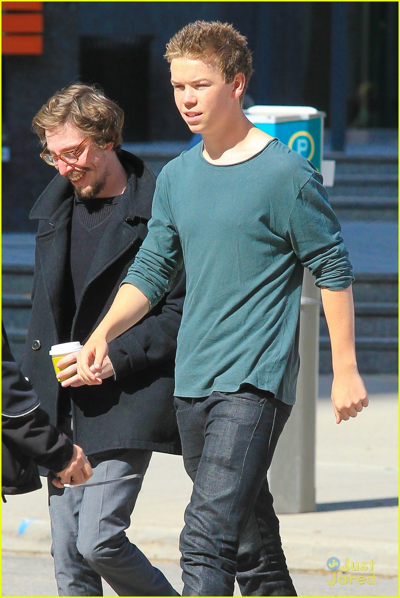 will poulter on set costars 02