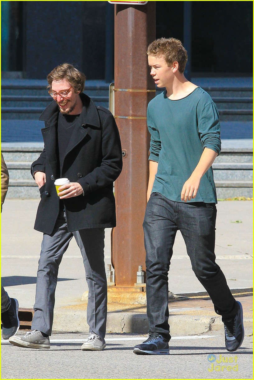 will poulter on set costars 06