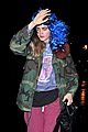 cara delevingne wears blue wig thorpe park fright night 06