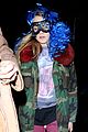 cara delevingne wears blue wig thorpe park fright night 09