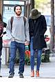 emma stone gets shy during stroll with andrew garfield 03