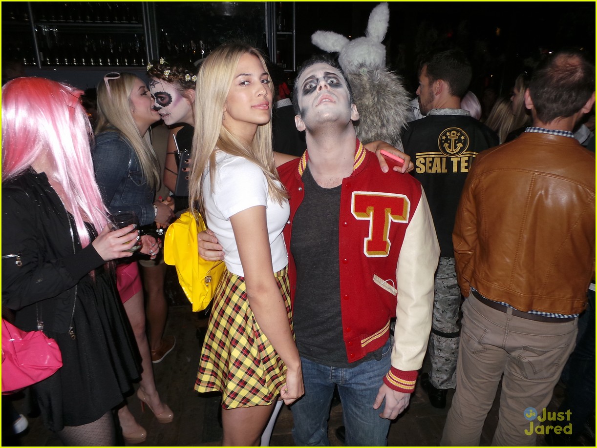 colton haynes lucy hale halloween party costume 11