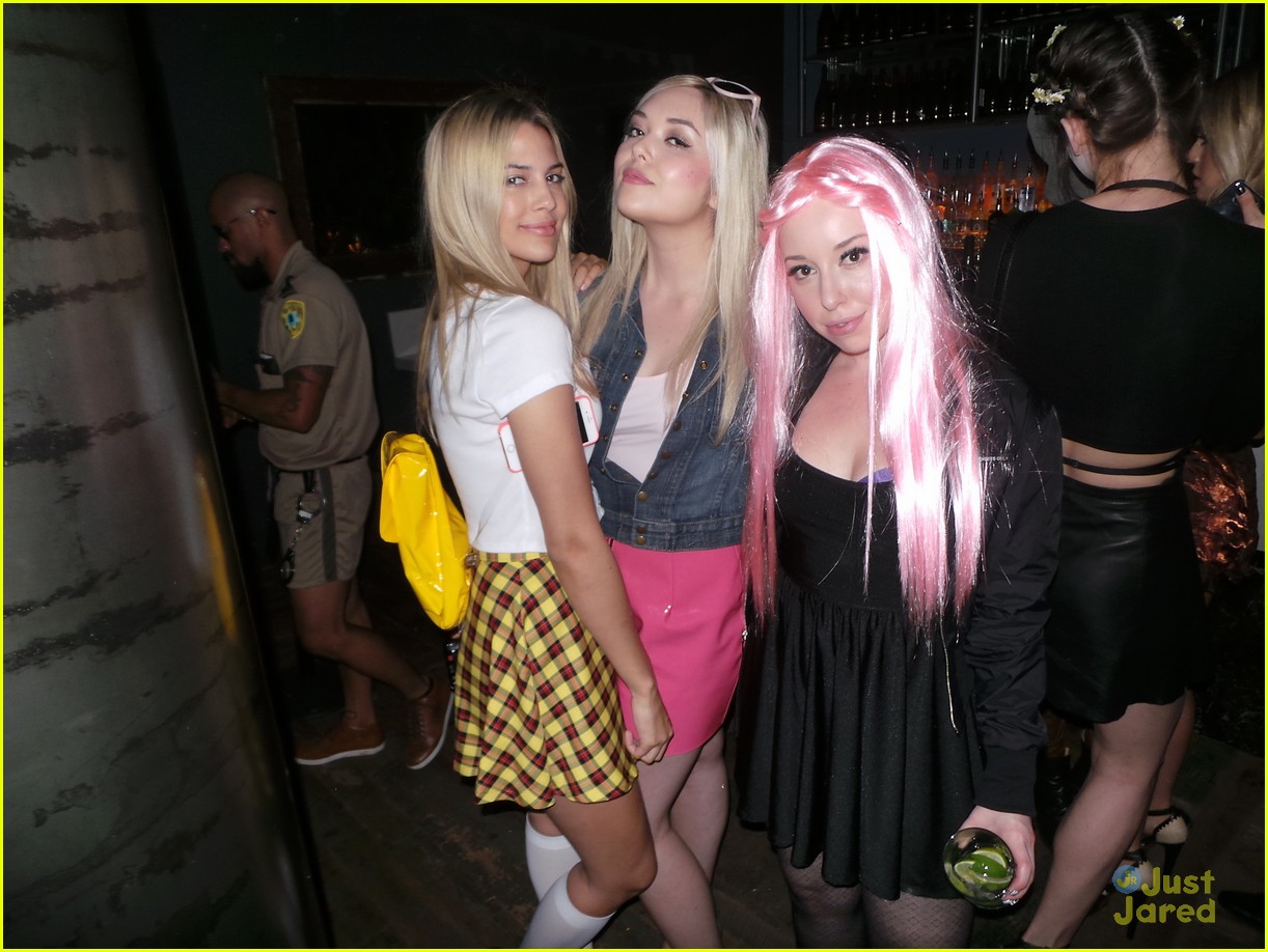 colton haynes lucy hale halloween party costume 12