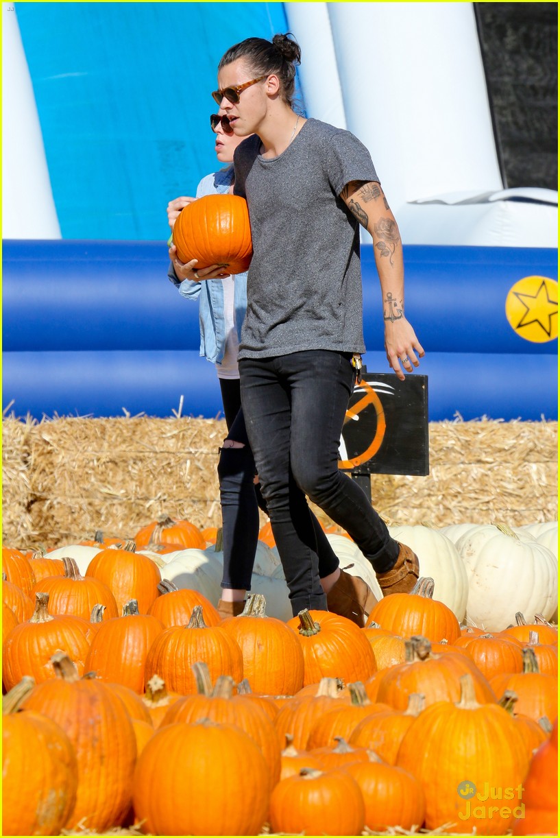 harry styles goes pumpkin picking with erin foster 18
