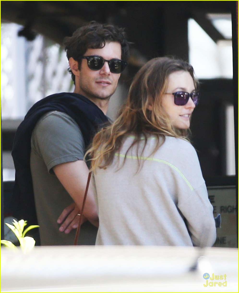 leighton meester adam brody take their family to lunch 02