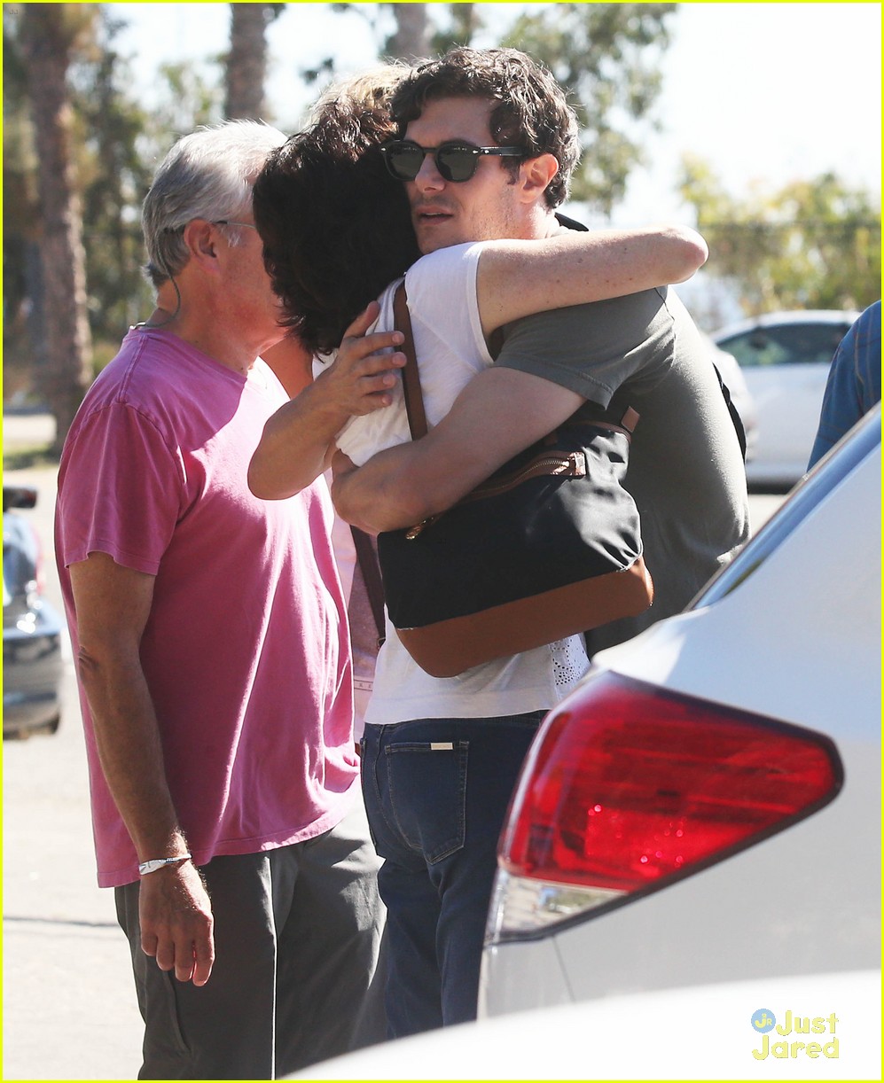 leighton meester adam brody take their family to lunch 04