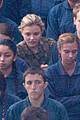 chloe moretz is surrounded by blue on fifth wave set 11