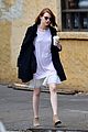 emma stone sips on coffee cold nyc 03