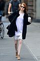 emma stone sips on coffee cold nyc 05