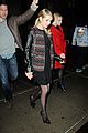 emma roberts rainy dinner out nyc 02