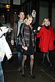 emma roberts rainy dinner out nyc 08